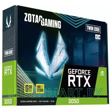 Видеокарта ZOTAC GeForce RTX 3050 Twin Edge OC 6GB GDDR6 (ZT-A30510H-10L) картинка 7